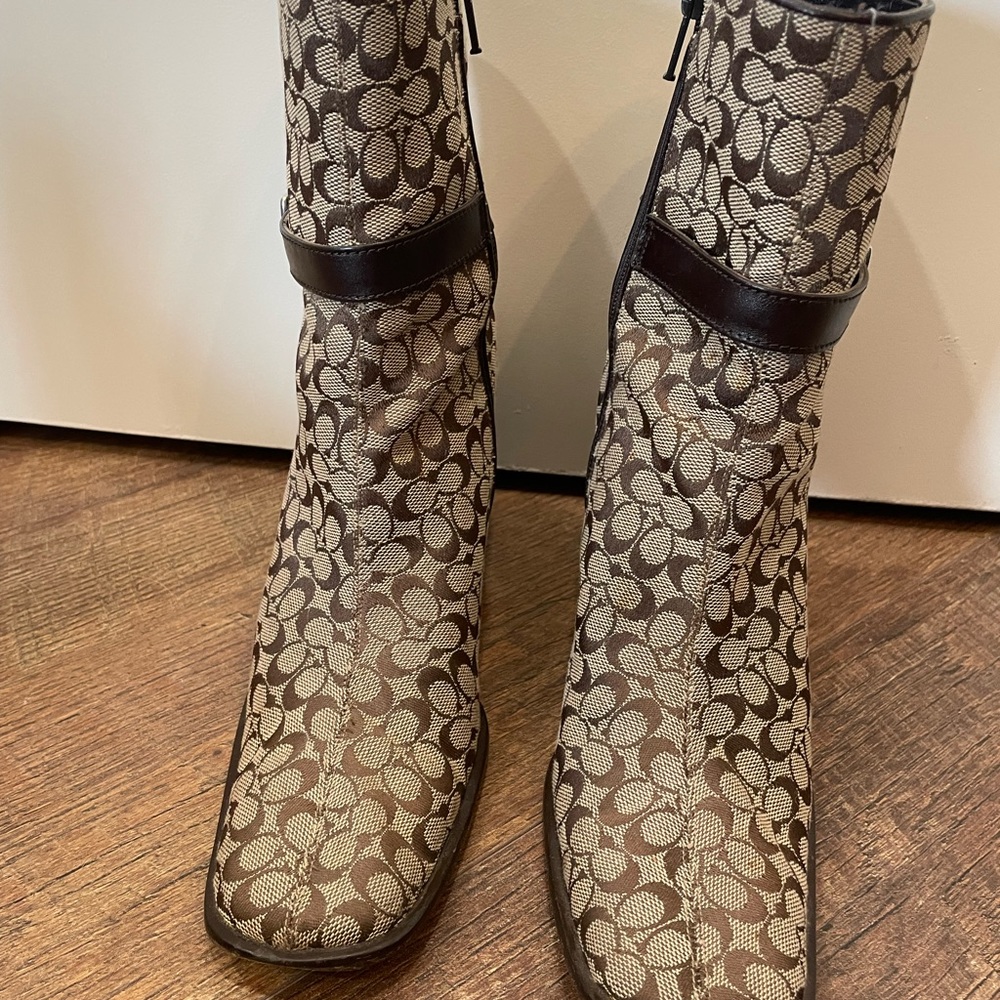Coach booties EUC - Picture 2 of 4